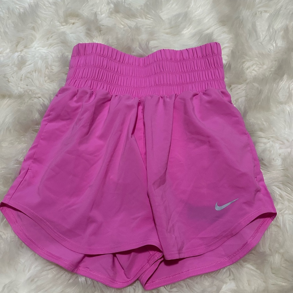 Nike Women's Vibrant Pink Athletic Shorts